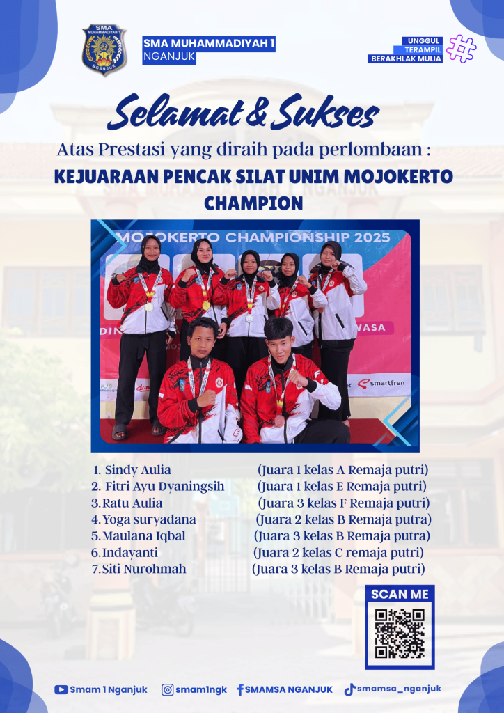 TIM PENCAK SILAT SMAMSA BORONG 7 MEDALI DI KEJUARAAN UNIM MOJOKERTO CHAMPIONSHIP